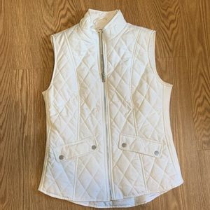 NWT! Westport white puffy jacket vest